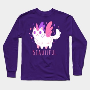 Beautiful Caticorn Long Sleeve T-Shirt